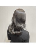 透明感グレージュ