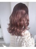 Moana【武蔵小杉】#ピンクベージュ#ダブルカラー#ケアブリーチ