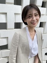 グロウミドル(GROW middle)&nbsp;まるみショートボブ×シースルーバング