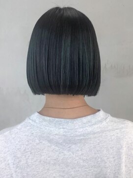 アイティーバイアルバム 八王子店(IT by ALBUM) 暗髪ボブ_グレージュカラーボブウルフココアベージュ_ba404141