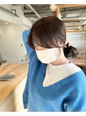 ピスタチオベージュ☆韓国風顔周りヘア