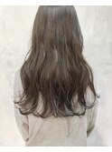 [kichi.] セミロング×くすみグレージュ