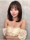 韓国大宮顔周り髪質改善レイヤー前髪カットくびれ韓国風韓国ヘア