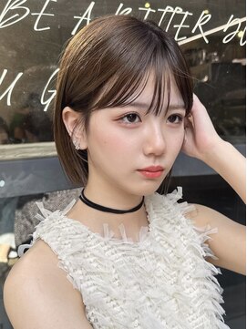 ロンドブルーム 天神大名店(Lond Bloom) 10代20代30代韓国ボブ髪質改善切りっぱなしボブ似合わせカット