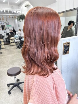 ベニス(VENICE) ブリーチなしダブルカラー/オレンジカラー