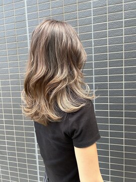レ セゾン(Les Saisons) 《つや髪♪》ミルクティーグレージュ×レイヤーミディ【大宮】