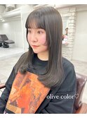 ツヤ髪＊オリーブカラー♪