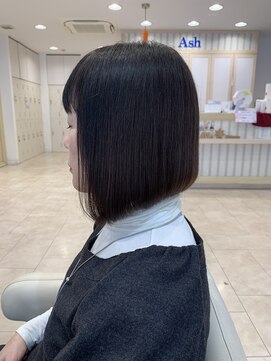 アッシュ 仙川店(Ash) 60代 ラインが綺麗!前下がりボブ