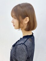 20代30代大人かわいいショートボブｘ小顔ひし形パーマ