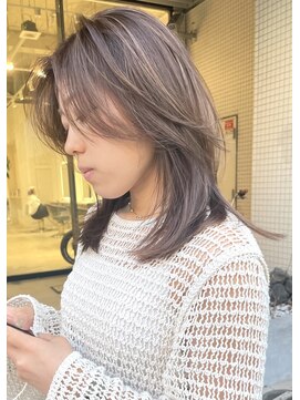 ディーン 豊橋(DEAN) ハイライト ミルクティーベージュ ハイトーン