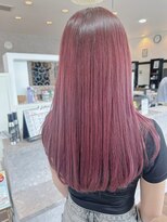 ヘアーワークス ボナ(HAIR WORKS bona.)&nbsp;サラ艶シルクヘア ストレート 縮毛矯正 髪質改善ケアカラー#3