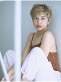 大人可愛い　フレンチショート　ベリーショート　ショートヘア