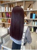 秋冬×ワインレッド