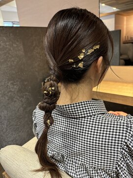ブルーム ヘア デザイン ドゥーエ(bloom hair design due) hair arrange