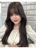 (lilley内堀)前髪×顔まわり×ダークブラウン