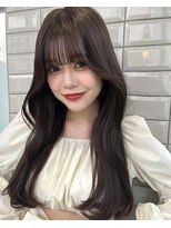 リリー(Lilley) (lilley内堀)前髪×顔まわり×ダークブラウン