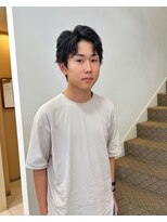 オリジン サロン(THE ORIGIN'S SALON) 刈り上げないかきあげショートウルフ/名古屋メンズカット