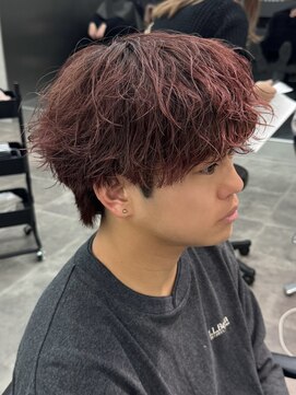 ジーニー 千葉(GENiE) ウルフ/センターパート/カルマパーマ/ニュアンスパーマ/古荘竜生