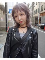 レコ 渋谷(LECO)&nbsp;グレージュローライトデザインウルフレイヤーカット