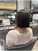 きりっぱなしボブ・外はね・30代40代