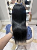 プレミアム髪質改善カラーで艶々カラー！