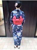 【浴衣・着付】夏祭り/花火大会/大人可愛い浴衣姿で♪