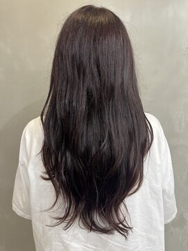 ナビ 船橋駅(nabi) 透明感カシスピンク×大人レイヤーロング