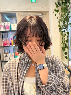 ロマリア ヒルズ 表参道 原宿(Lomalia HILLS) 暗めカラー/グランマッシュ/フェイスフレーミング[表参道]