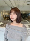 【HARUNA】顔周りレイヤー× ブラウンベージュ