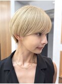 コンパクトショートカット丸みショートくびれショートボブ表参道