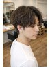 【緩めの毛流れカール】メンズカット+ニュアンスパーマ￥9000