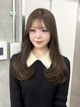 エヌアイ オモテサンドウ(ni omotesando) レイヤーカット/ミルクティーブラウン