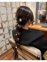 ジルフラン(JILL franc) ヘアアレンジ4/12編みおろし