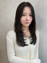 トゥルーズ(TLUUS) 【TLUUSミルクティーブロンドワンホンレイヤーダークブルー】
