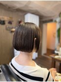 高濃度水素×縮毛矯正で叶う、極上の艶まとまりショート