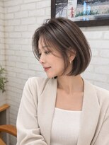 アース 宮崎昭栄店(EARTH)&nbsp;【上品ミセスボブ×ダークブラウン】