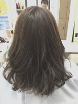 ヘアデザイン ラポール 茨木店(hair design Rapport)&nbsp;ノームコアロブ&イノセントスモーキーアッシュ