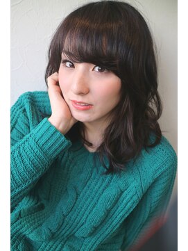 オズ ヘアーアンドトータルビューティー(OZ hair&total beauty) ＃ゆる流し前髪アッシュ