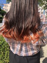 クラナ(clana)&nbsp;ブリーチ１回・裾オレンジ