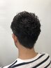 【メンズ限定】ナチュラルピンパーマ＋カット　￥11800