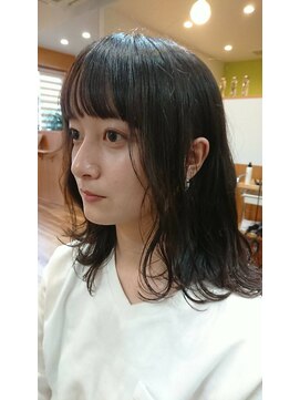 ジグヘアー(jig hair) ゆるふわセミロング♪