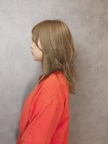 ヘアサロンM 新宿&nbsp;マッシュウルフ×ゴールドベージュ