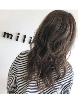 ヘアサロン ミリエ(HAIR SALON milie) ハイレイヤーカット×カラー