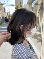 鎖骨ウエーブボブ＿エアリーミディボブルフ