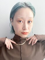 アルバム 銀座(ALBUM GINZA)&nbsp;ストレートボブ_カーキグレージュマッシュショート_48512