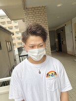 ブレイズ ザ サロン(BLAZE THE SALON)&nbsp;七三パートぶち上げアップバング束感ショート【BLAZE 大庭】