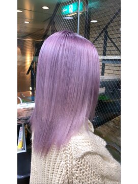 ラフ 難波店(LAFF) #黒髪#ボブルフ#ネビージュ#小顔#ワンレン