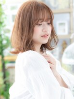 カバーヘア ブリス 北浦和(COVER HAIR bliss)&nbsp;大人かわいい小顔くせ毛風ミディアムウルフc5北浦和20代30代40代