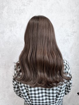 デミヘアー(Demi hair) ショコラブラウン×ゆるふわウェーブ