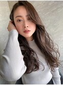 韓国 透明感カラー グレージュ